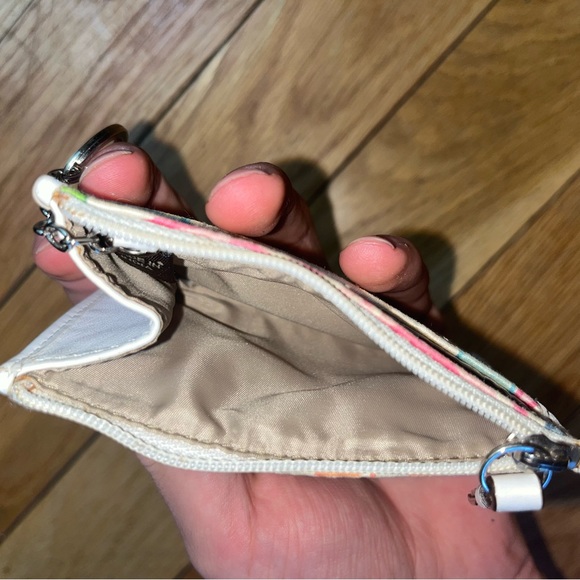 Y2K Coach Scribble Collection Colorful Logo Design Keychain Wallet J - Picture 3 of 9